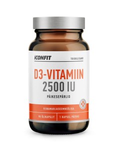 ICONFIT Vitamin D3 2500IU (90 Oil Capsules)