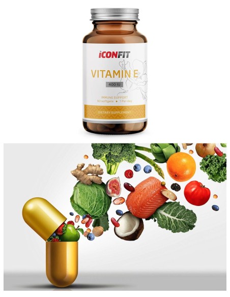 ICONFIT Vitamin E 400IU (90 Weichkapseln)