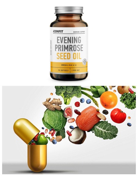 ICONFIT Nachtkerzensamenöl 500mg (90 Weichkapseln)