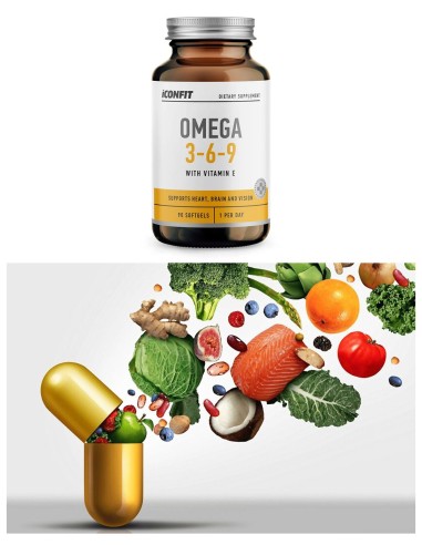 ICONFIT Omega 3-6-9 (90 pehmekaalu)
