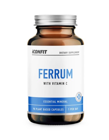 ICONFIT Ferrum 20mg + Vitamin C 100mg (90 Capsules)