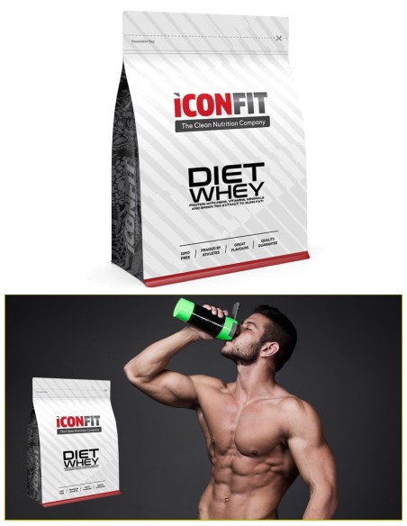 ICONFIT Diet Whey (1KG) Vanilje