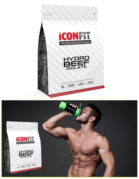 ICONFIT HydroBEEF+ Isolat (1KG) Chocolat