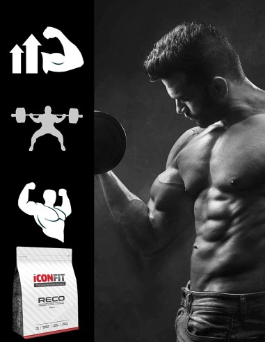 ICONFIT RECO Recovery Drink (1.2 KG) Strawberry