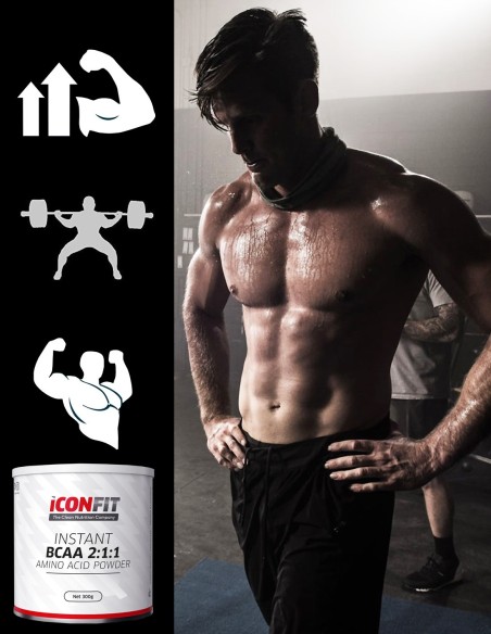 ICONFIT BCAA 2:1:1 Amino Acids (300 g) Apple