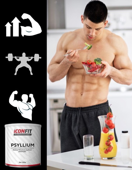 ICONFIT Psyllium Natural Fiber (300g)