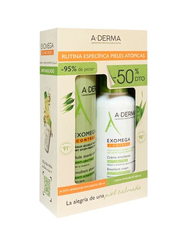 PerfumesPrice.com|A-derma EXOMEGA CONTROL CREMA EMOLIENTE ANTI-IRRITACIÓN LOTE
