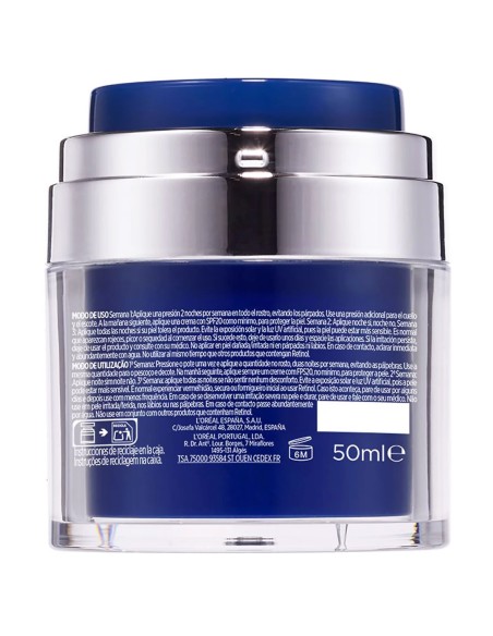 L'Oréal Paris REVITALIFT LASER pressed cream noche con retinol + niacinamida
