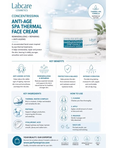 Thermal spa facial cream 50 ml