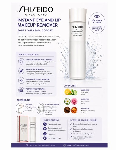 Shiseido Instant Eye &amp Lip Makeup Remover 125 ml