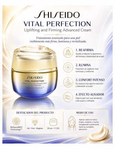 Shiseido VITAL PERFECTION uplifting &amp; firming cream 50 ml