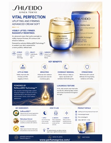 Shiseido VITAL PERFECTION uplifting &amp; firming cream 50 ml