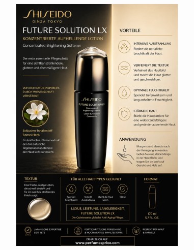 Shiseido Future Solution LX Concentrated Brightening Softener 170 ml