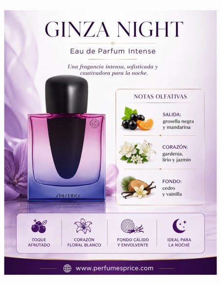 GINZA Night Eau de Parfum Intense 50 ml
