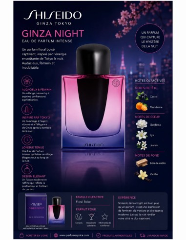 GINZA Night Eau de Parfum Intense 50 ml