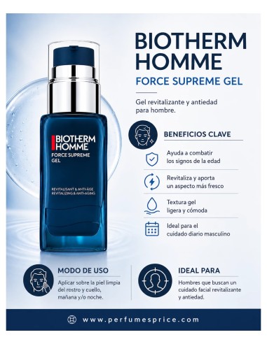 Biotherm HOMME FORCE SUPREME gel 100 ml