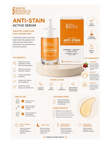 Servm Botanical Institute ANTI-STAIN ACTIVE SERUM 30 ml