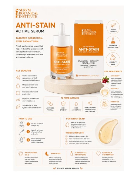 Servm Botanical Institute ANTI-STAIN ACTIVE SERUM 30 ml