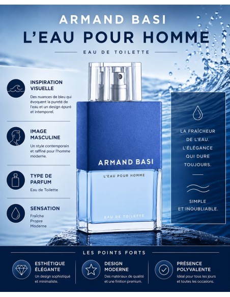 Armand Basi L'EAU POUR HOMME eau de toilette spray 125 ml