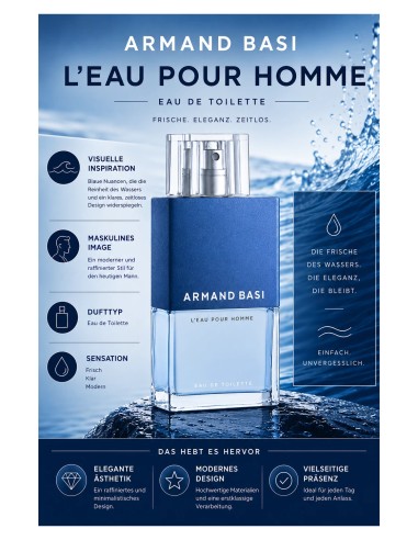 Armand Basi L'EAU POUR HOMME eau de toilette spray 125 ml