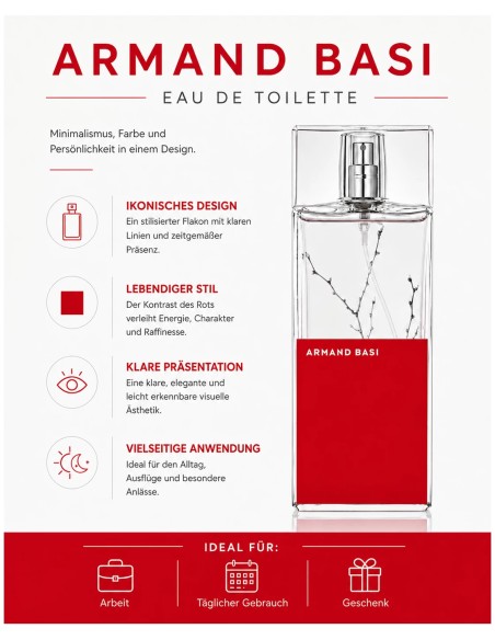Armand Basi IN RED eau de toilette spray 100 ml