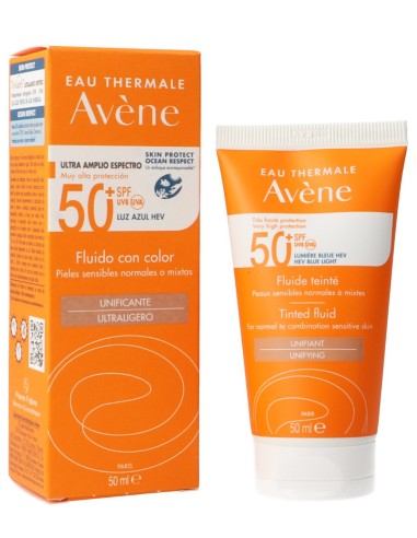 AVENE FLUIDO SPF 50+ COLOR 50 ML