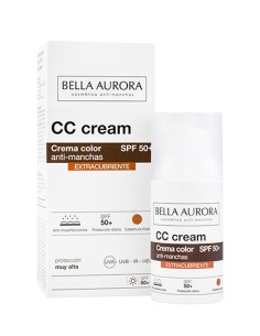 BELLA AUR. SAULES AIZSARGKRĒMS PRET SAULES PLANKUMIEM CC EXTRA SPF50+