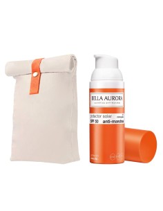 BELLA AUR. ANTI-SPOT SUNSCREEN SPF50+ FOR OILY-MIXED SKIN 50 ML + POUCH 2
