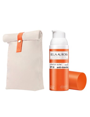 BELLA AUR. APSAUGINIS KREMAS NUO DĖMIŲ NUO SAULĖS SPF50+ RIEBIAI MIŠRI