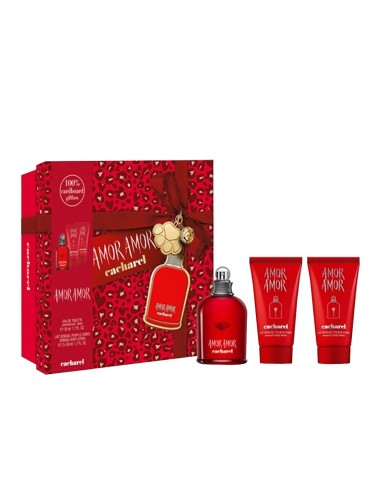 CACHAREL AMOR AMOR EDT SPRAY 50 ML SETS + 2 BODY LOTION 50 ML